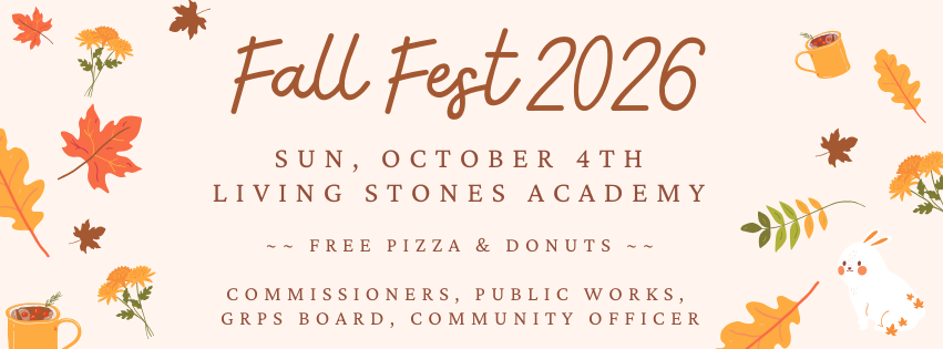 Fall Fest 2026. Sunday, October 4th at 4pm